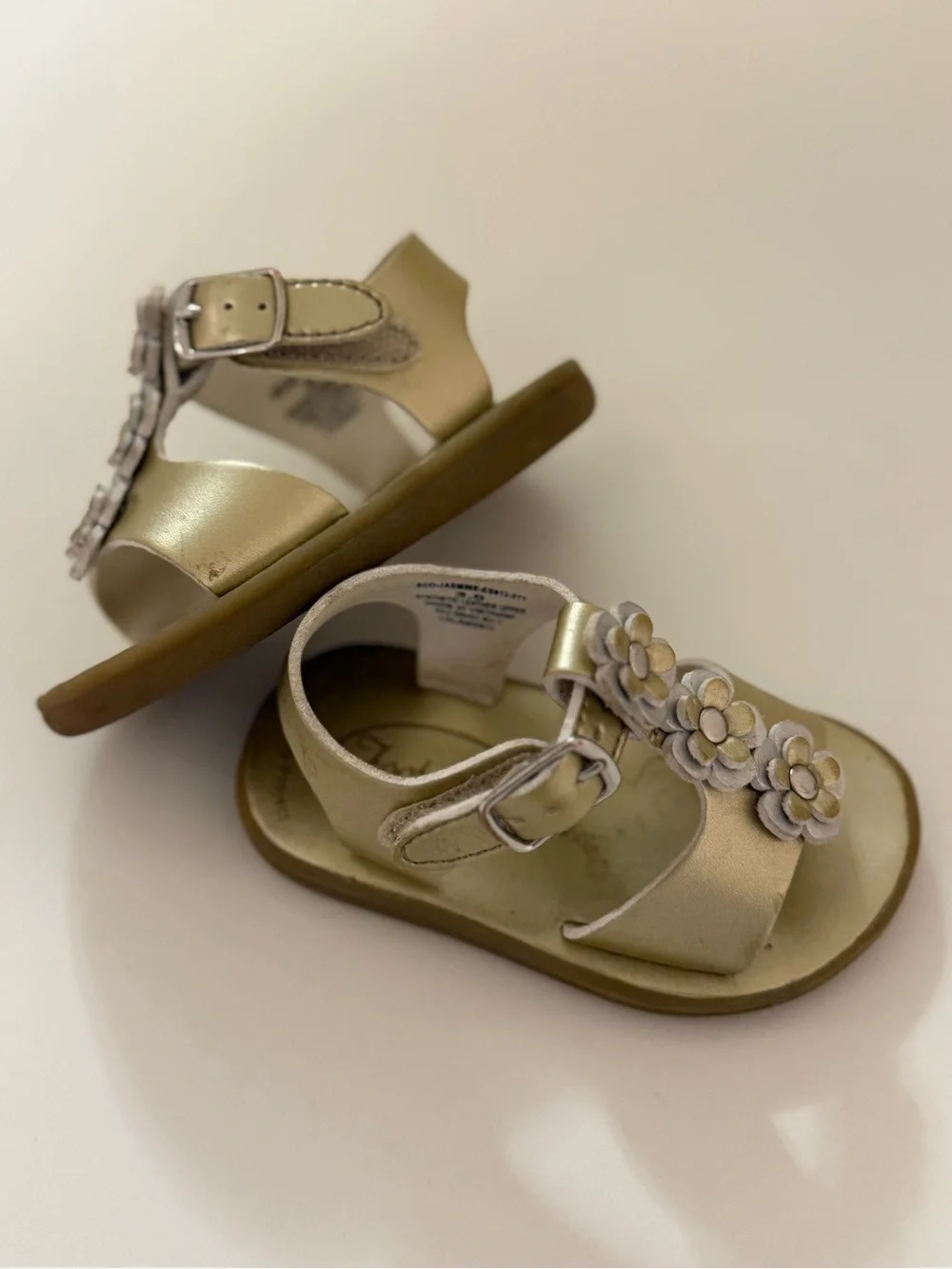 Footmates Jasmine Sandals, Soft Gold